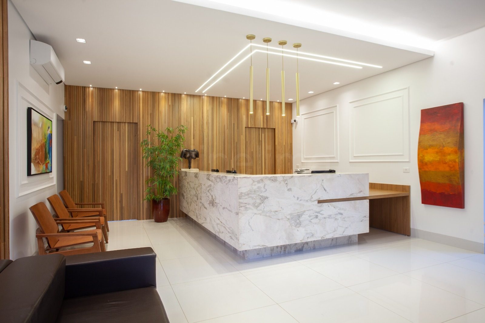 Reception of Hospital Espaço da Plástica