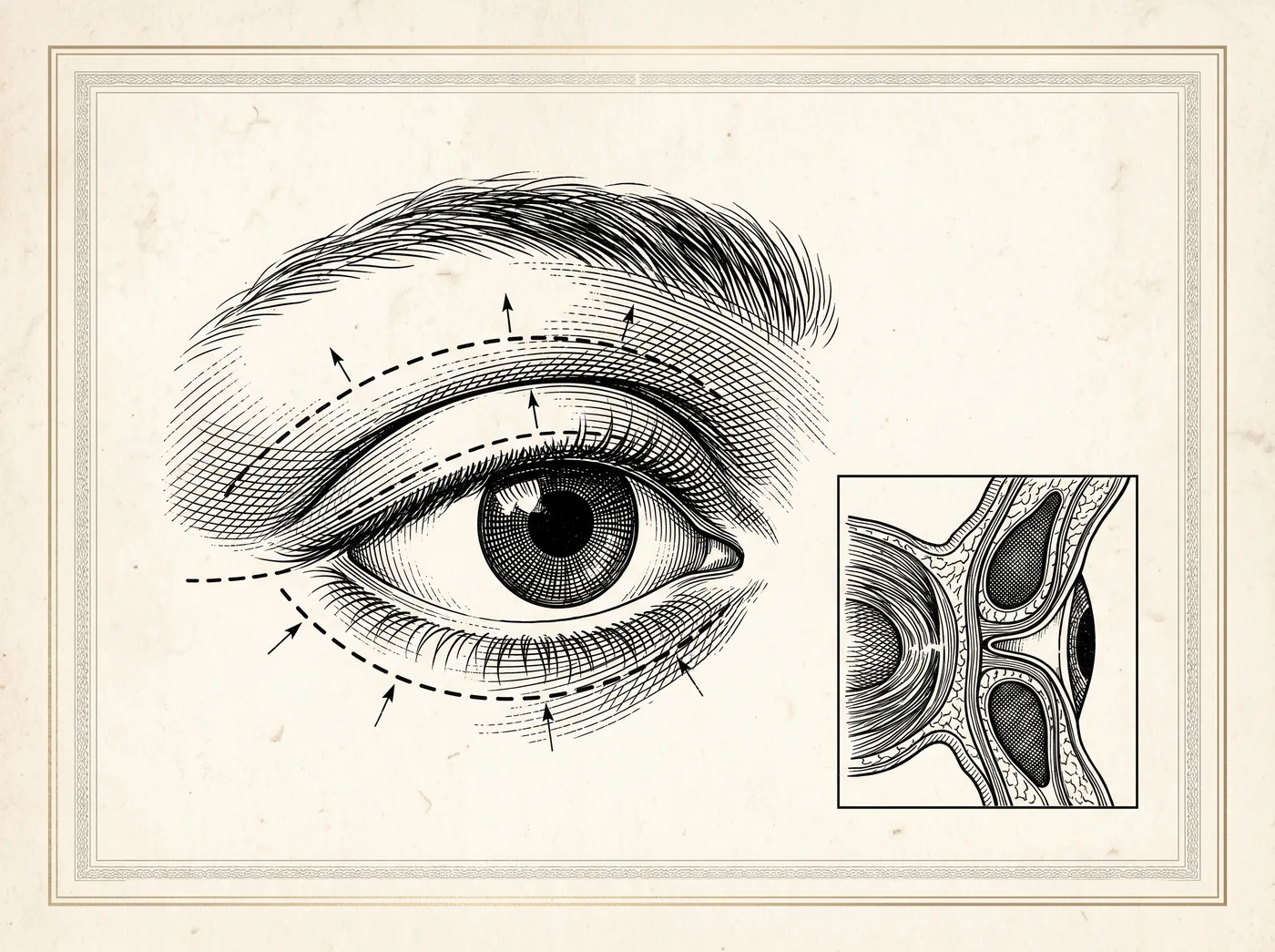 Ilustración — Blefaroplastia